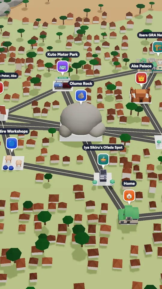 The 3D map of Abeokuta in Naija Life