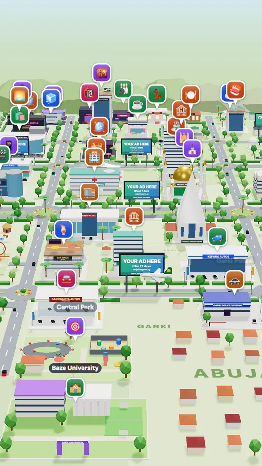 The 3D map of Abuja in Naija Life