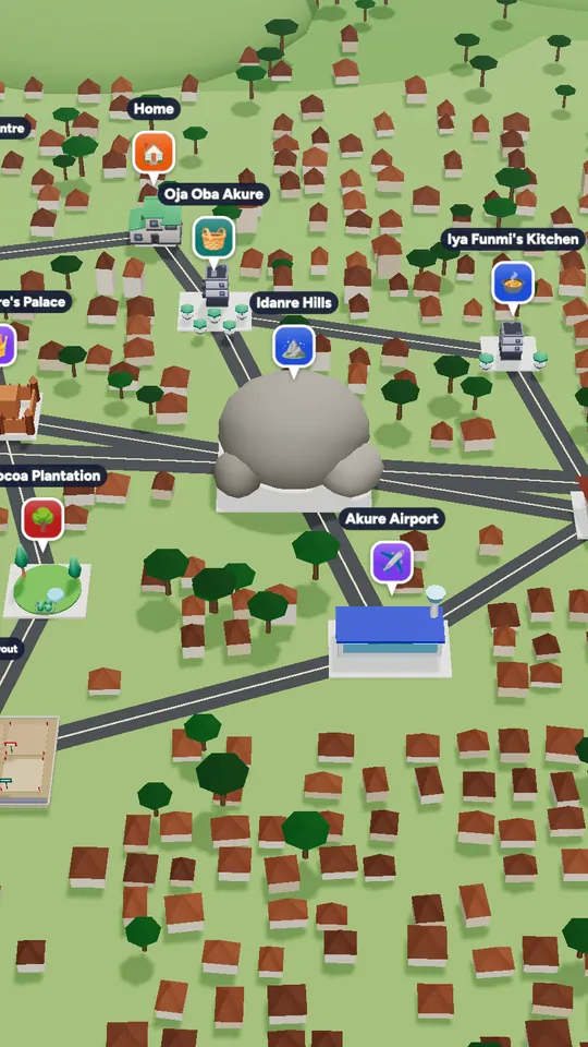 The 3D map of Akure in Naija Life
