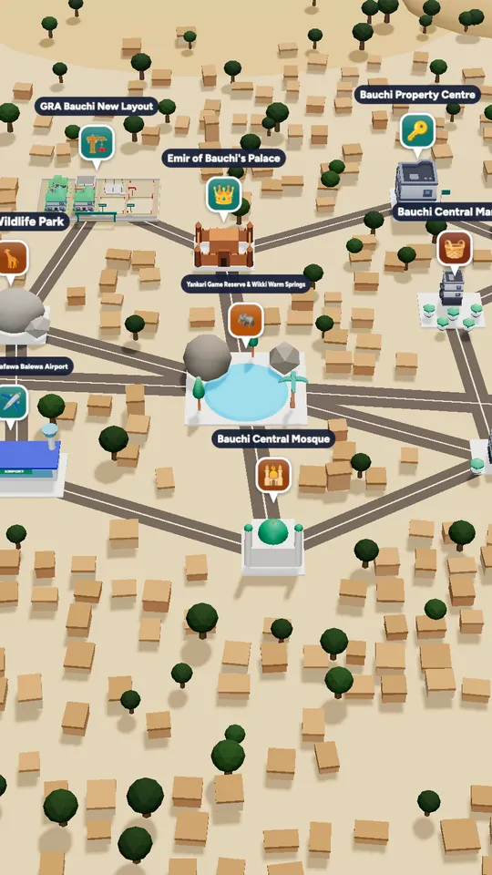 The 3D map of Bauchi in Naija Life