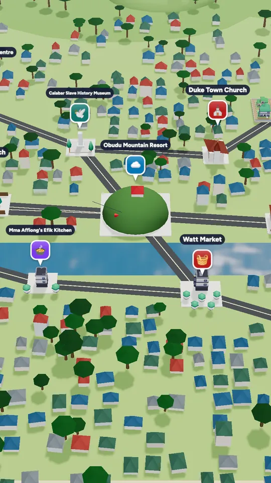The 3D map of Calabar in Naija Life