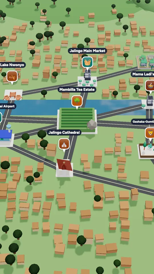 The 3D map of Jalingo in Naija Life