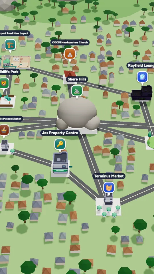 The 3D map of Jos in Naija Life