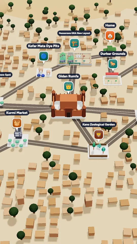 The 3D map of Kano in Naija Life