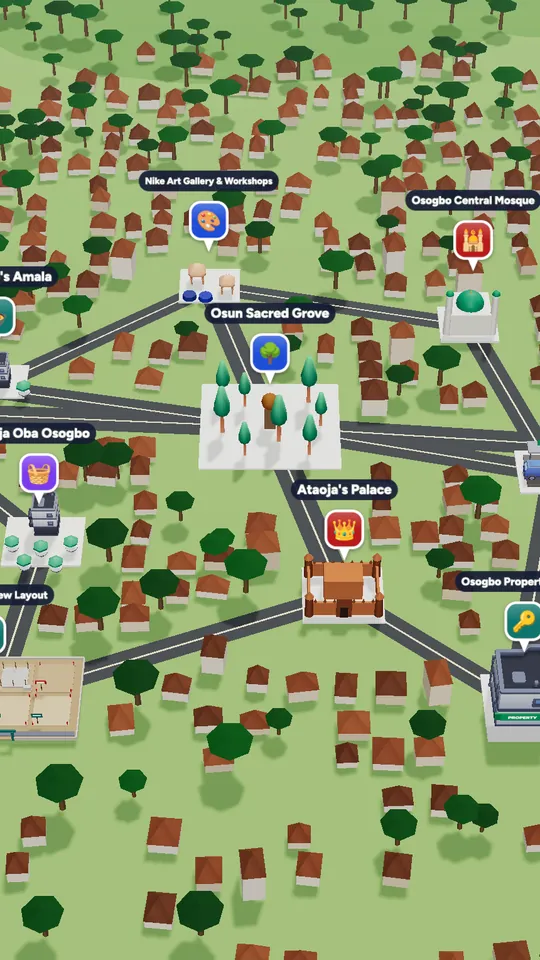The 3D map of Osogbo in Naija Life