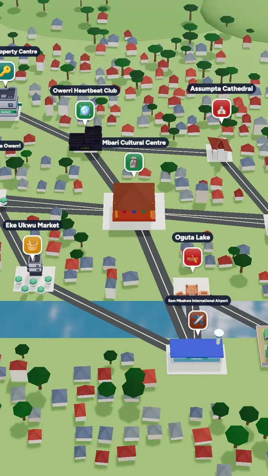The 3D map of Owerri in Naija Life