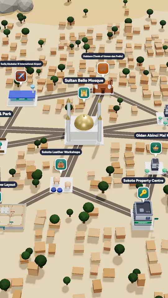 The 3D map of Sokoto in Naija Life