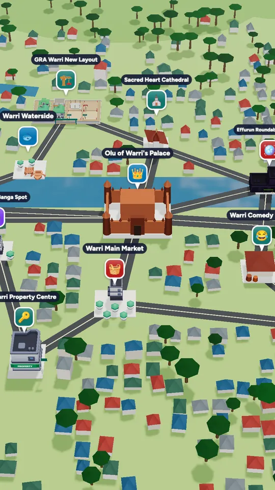 The 3D map of Warri in Naija Life